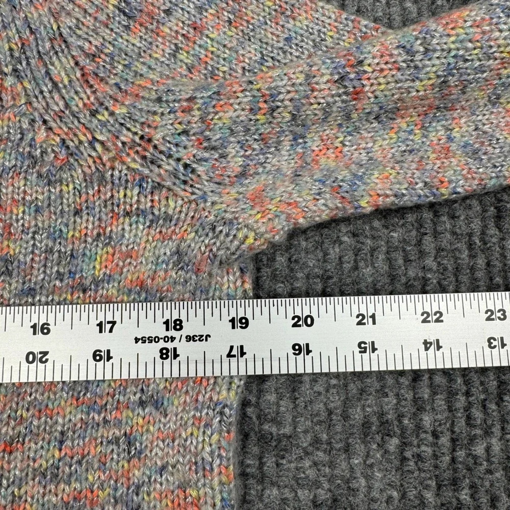 Boden Sweater Womens 2 Confetti Metallic Knit Crew Neck Pullover Preppy Cozy
